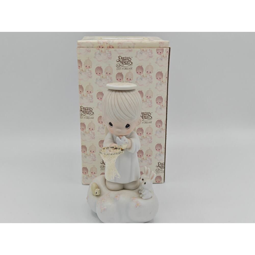 Precious Moments Im So Glad You Fluttered Into My Life Figure Enesco 520640 1988